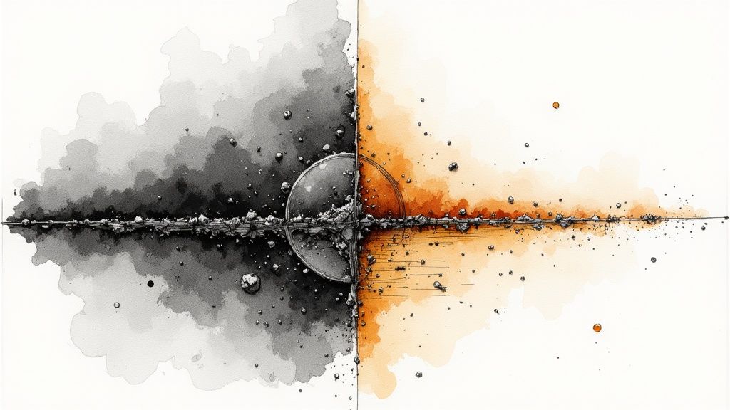 A person using a specialized machine to dry clean a light-colored carpet in a well-lit living room.