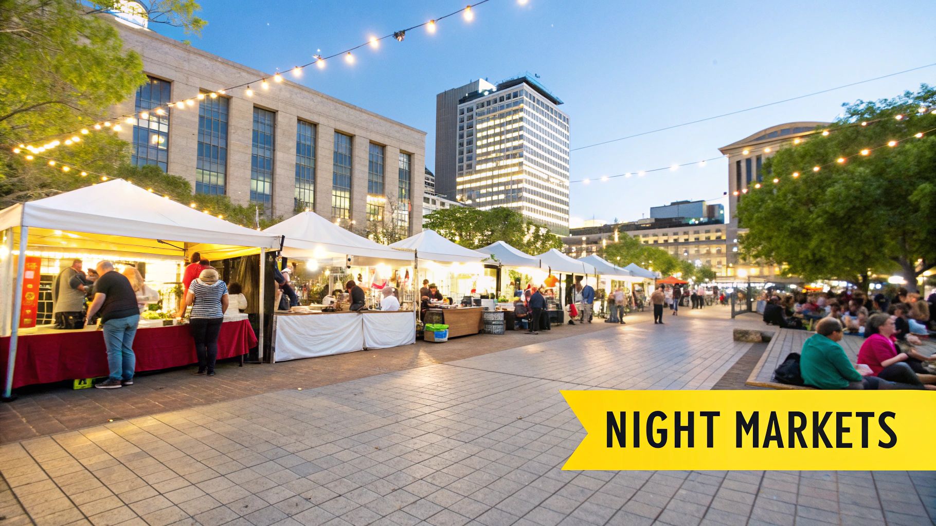 Wellington Night Markets at Civic Square - Friday & Saturday Evenings