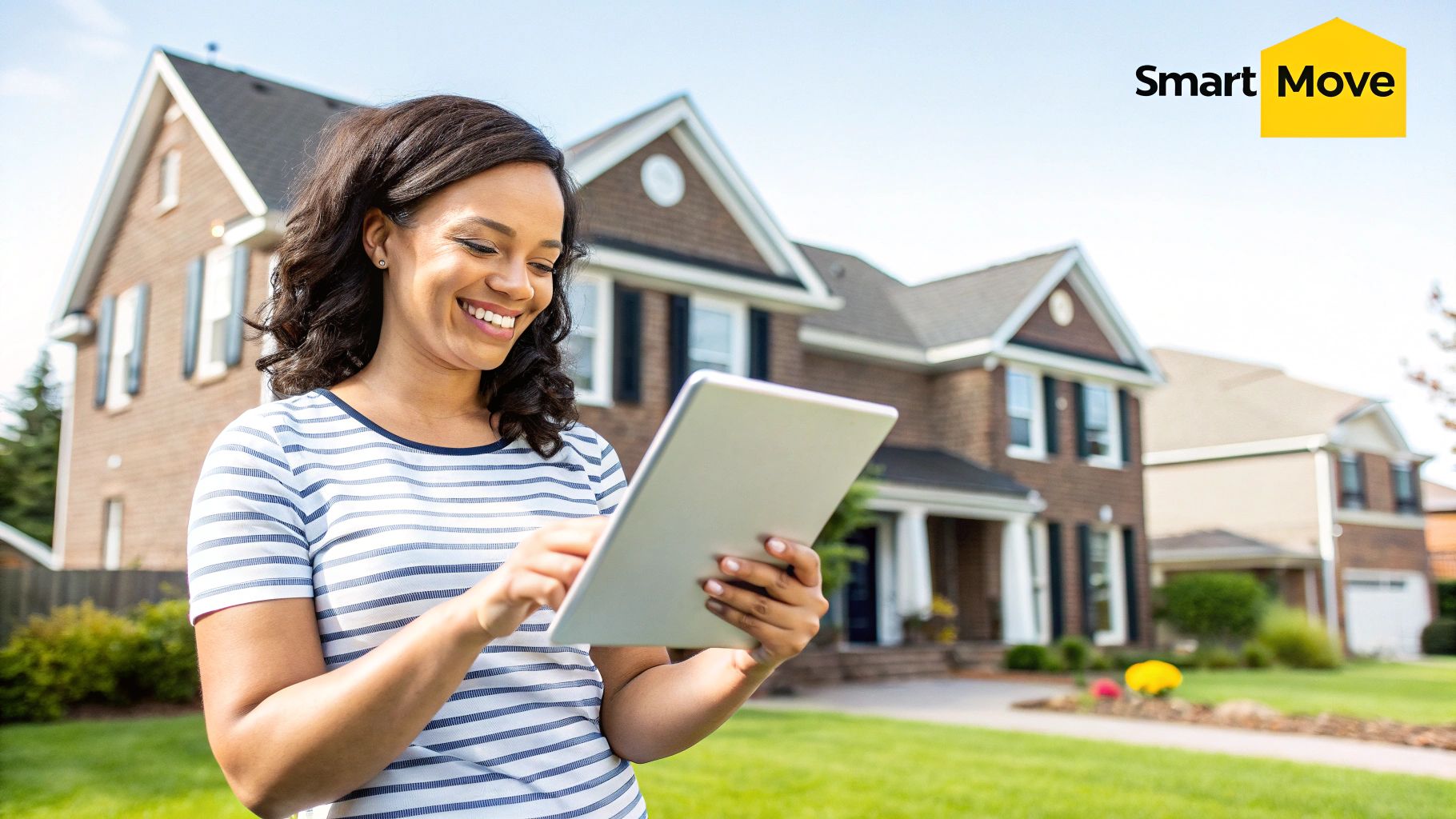 A friendly real estate agent discussing a property appraisal with a homeowner in a modern Wellington home.