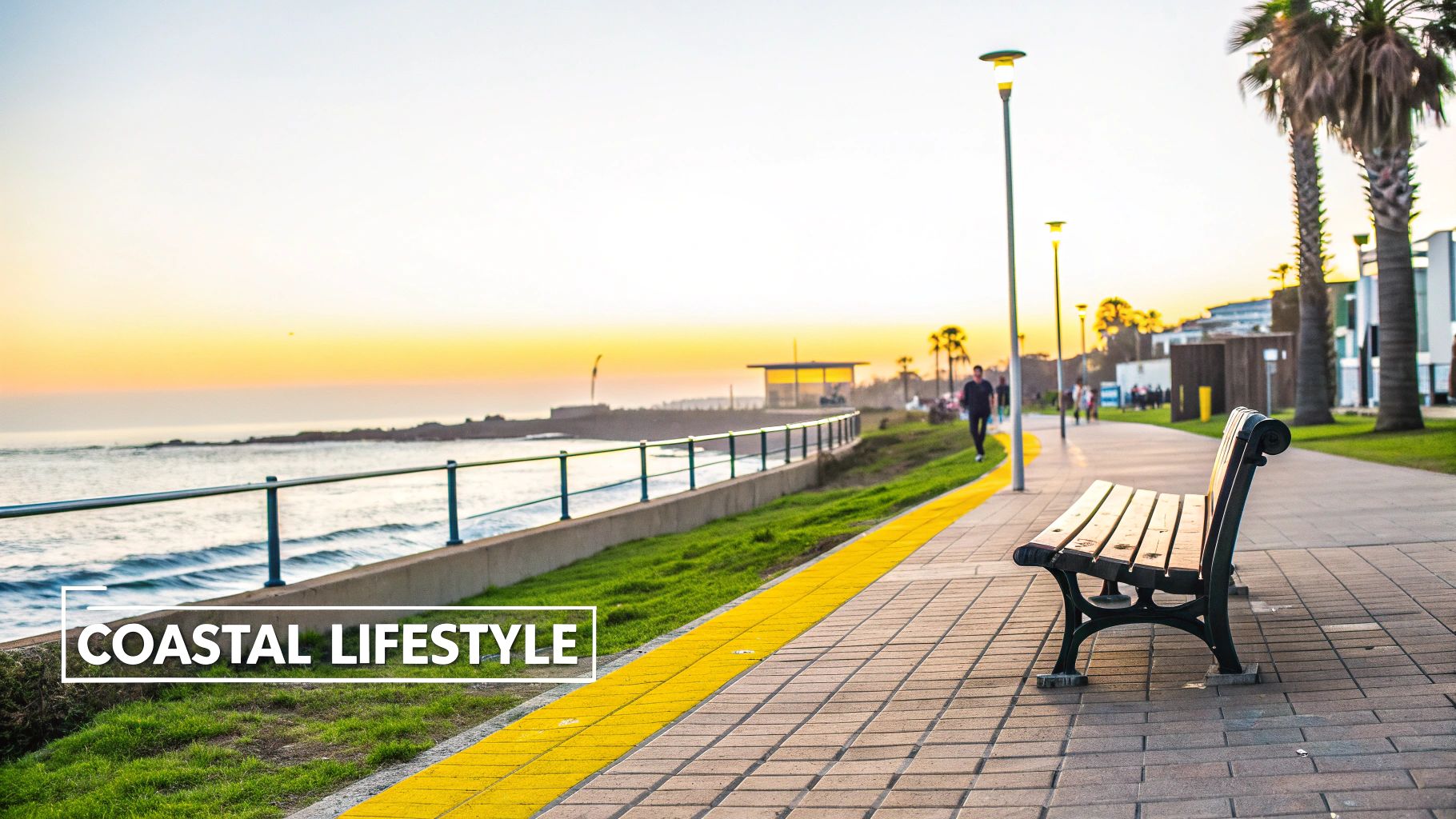 A sunny day showcasing the stunning coastal views and lifestyle in Miramar, Wellington.