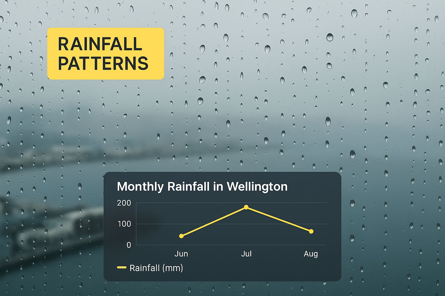 Infographic about Weather Trends in Wellington