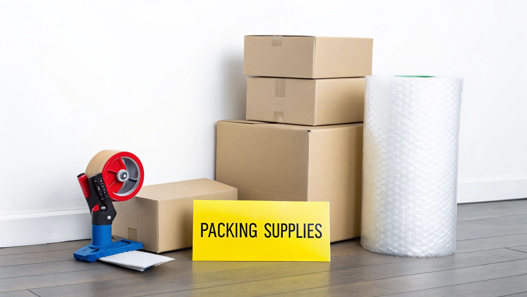 Gather Packing Supplies and Materials