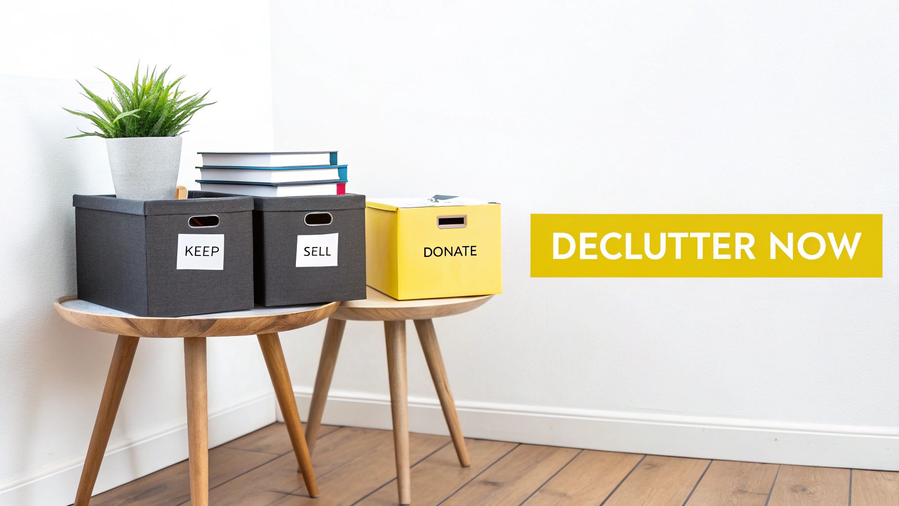 Declutter and Downsize Belongings