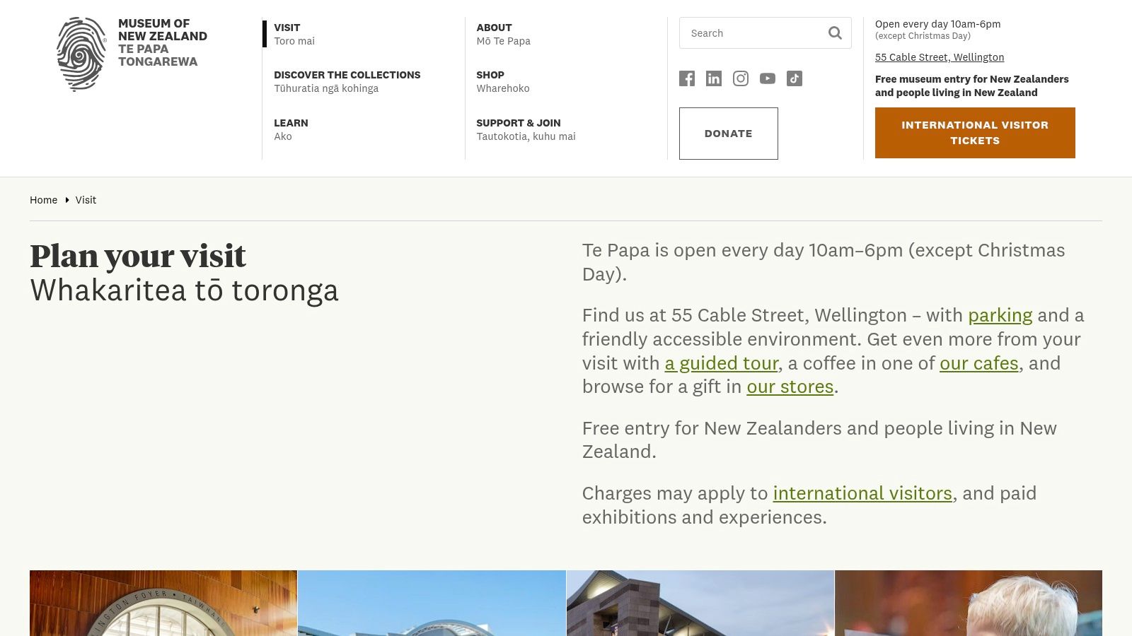 Te Papa Tongarewa – Museum of New Zealand