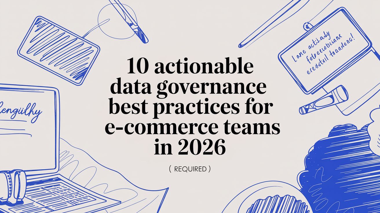 10 Actionable Data Governance Best Practices for E-Commerce Teams in 2026
