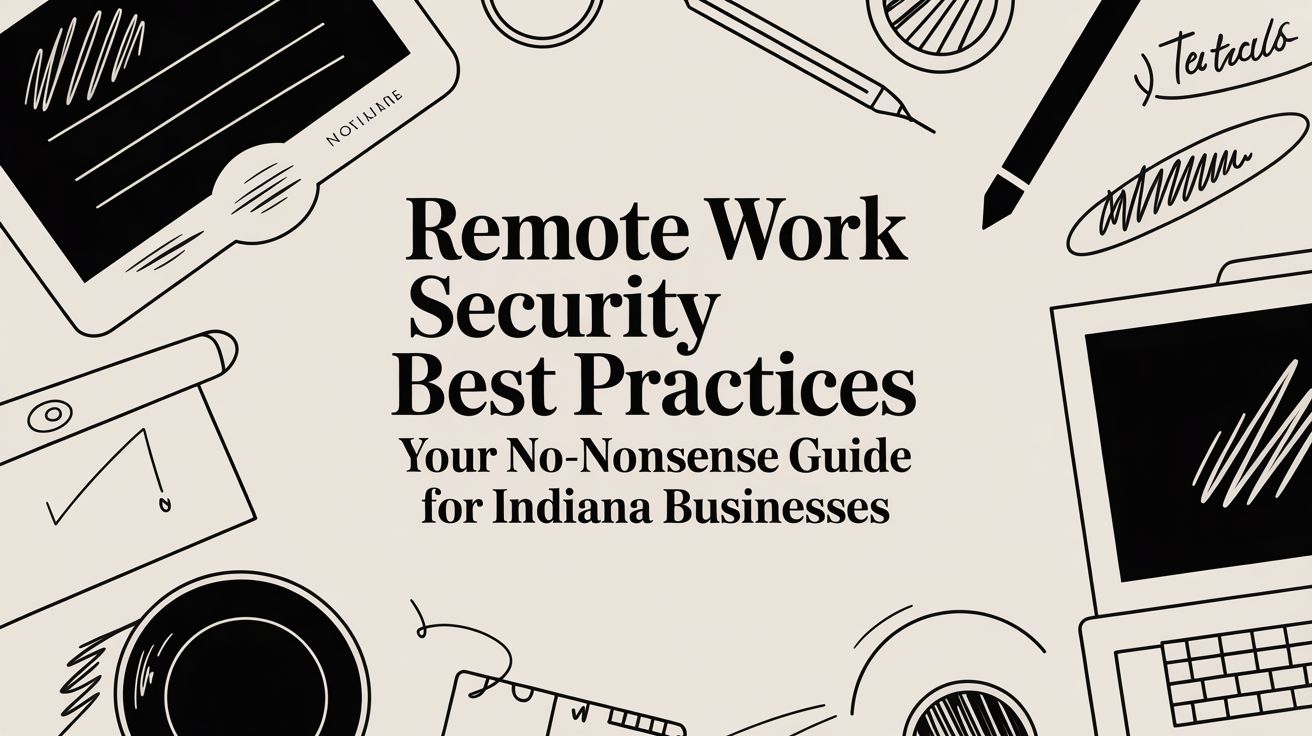 Remote Work Security Best Practices: Your No-Nonsense Guide for Indiana Businesses