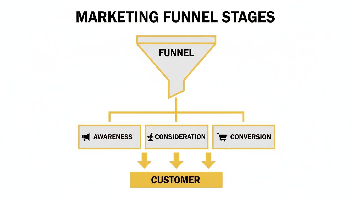 Infographic about full funnel marketing agency