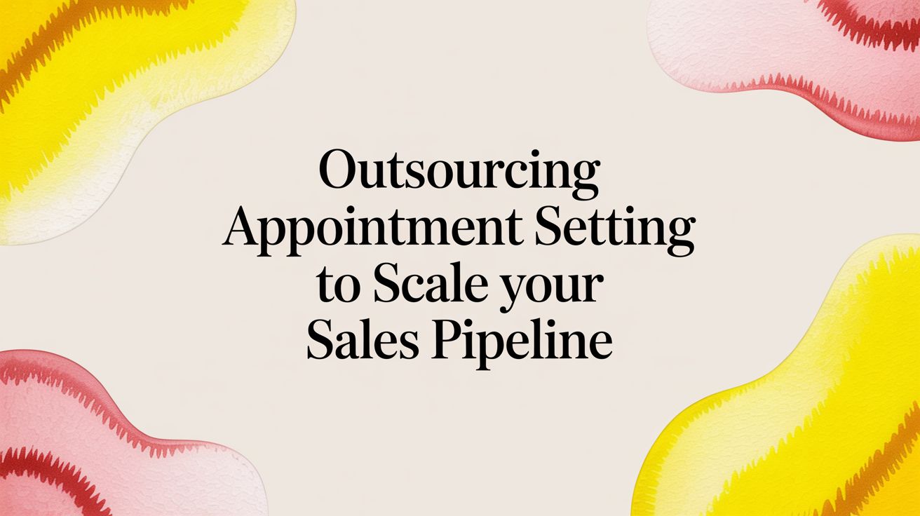 Outsourcing Appointment Setting to Scale Your Sales Pipeline