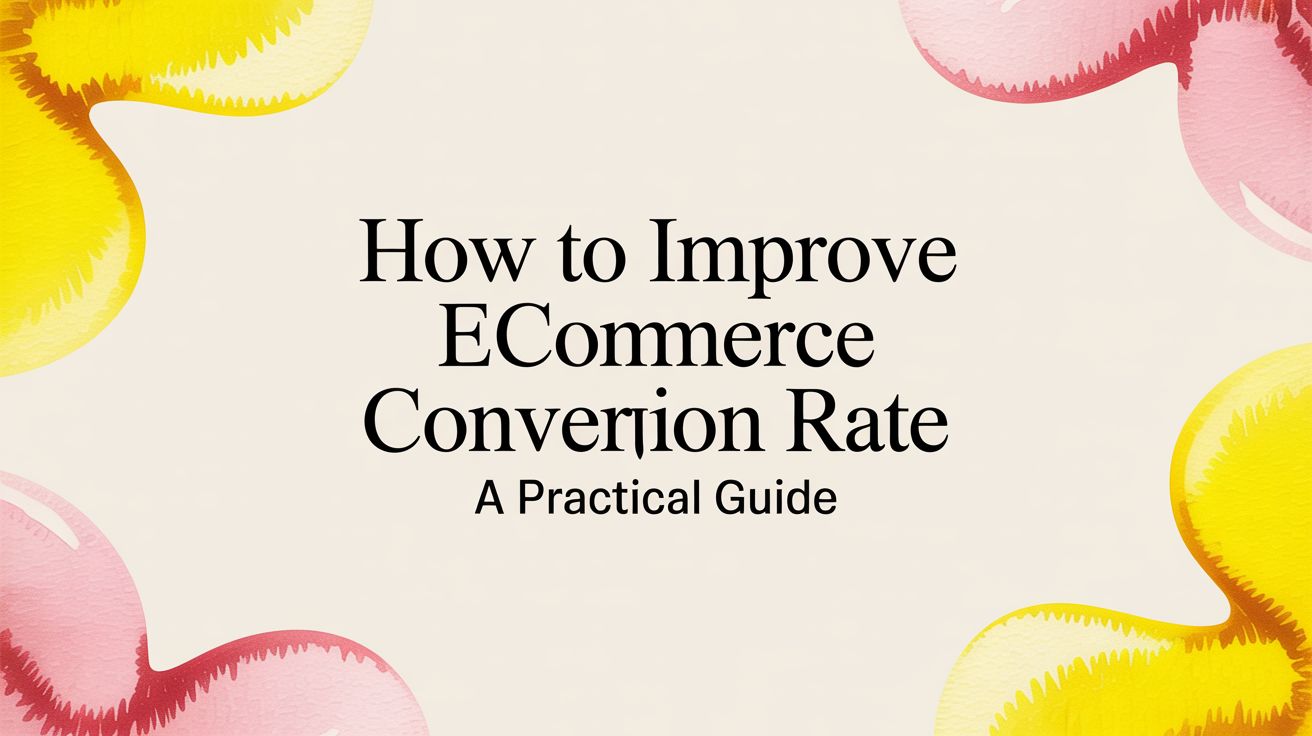 How to Improve Ecommerce Conversion Rate A Practical Guide