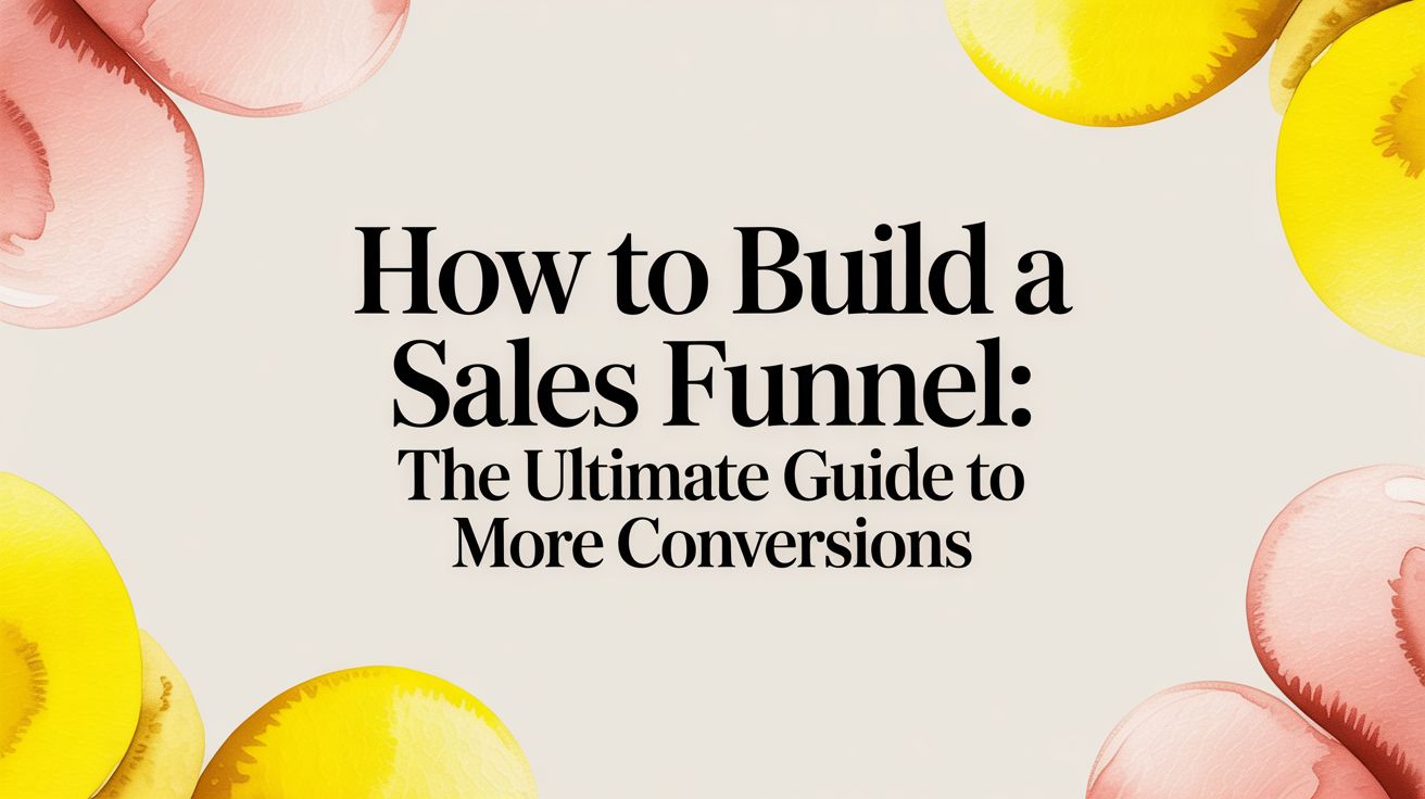 How to Build a Sales Funnel: The Ultimate Guide to More Conversions