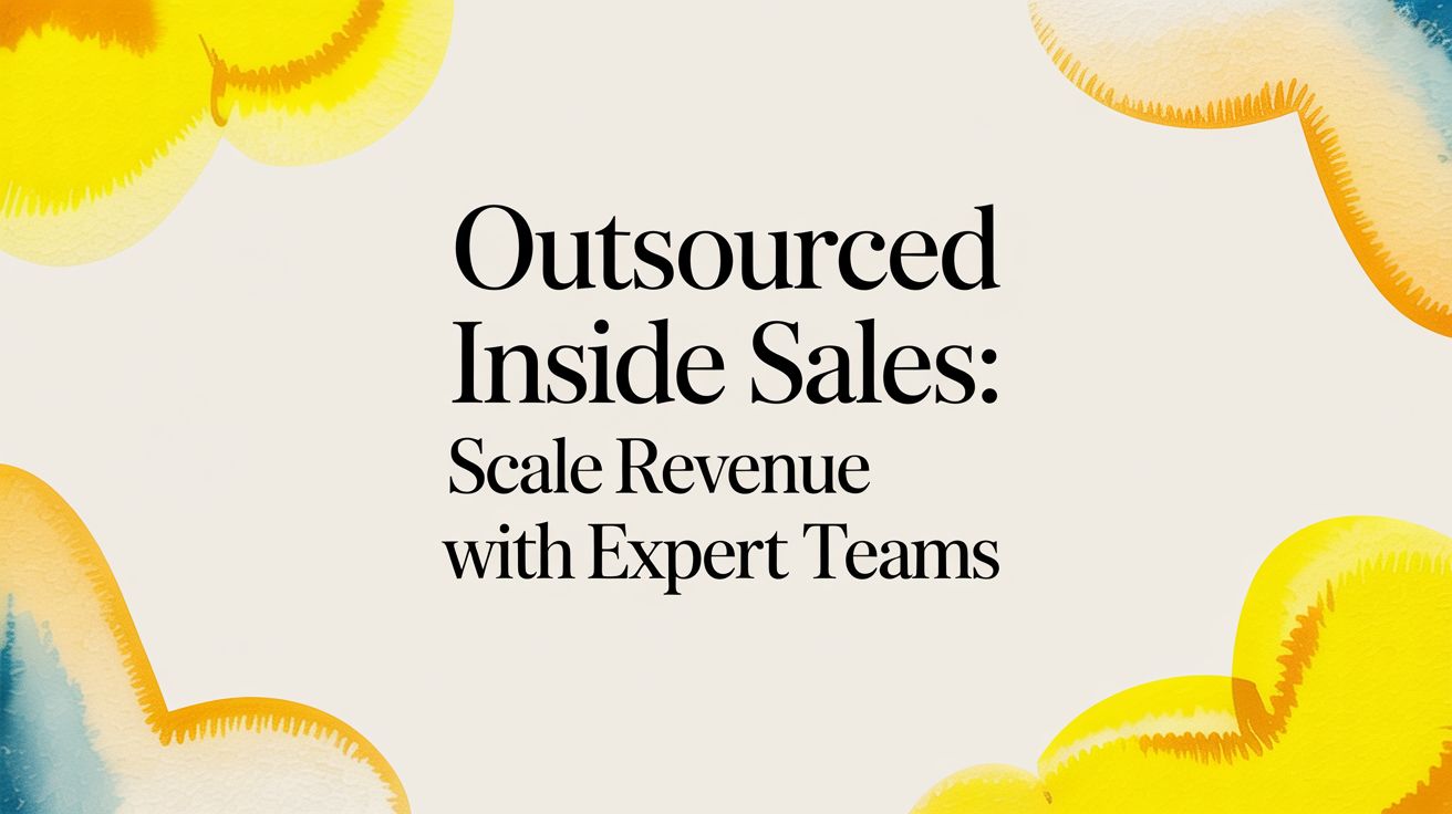 Outsourced inside sales: Scale Revenue with Expert Teams