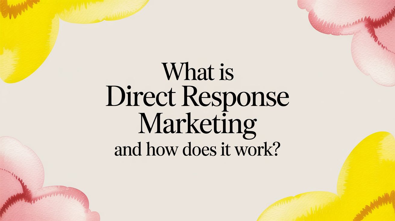 What Is Direct Response Marketing and How Does It Work?