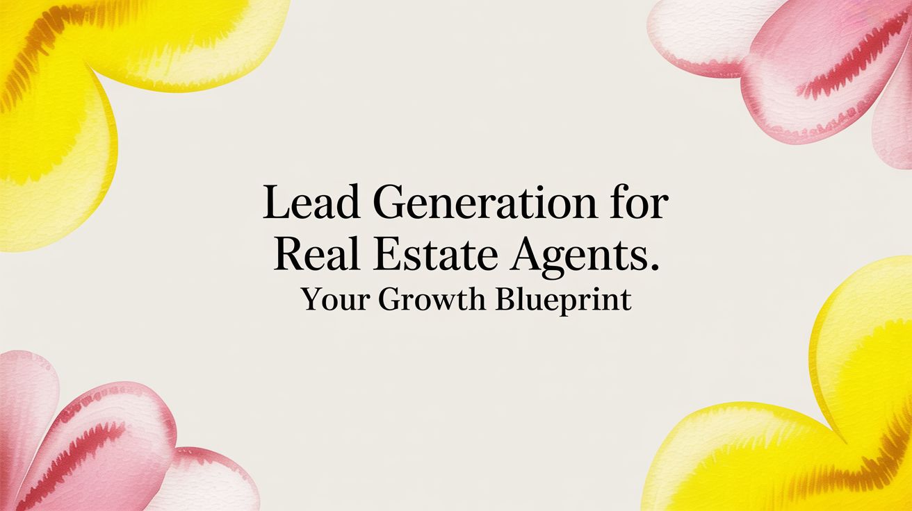 Lead Generation for Real Estate Agents Your Growth Blueprint