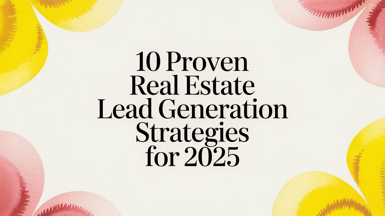 10 Proven Real Estate Lead Generation Strategies for 2025