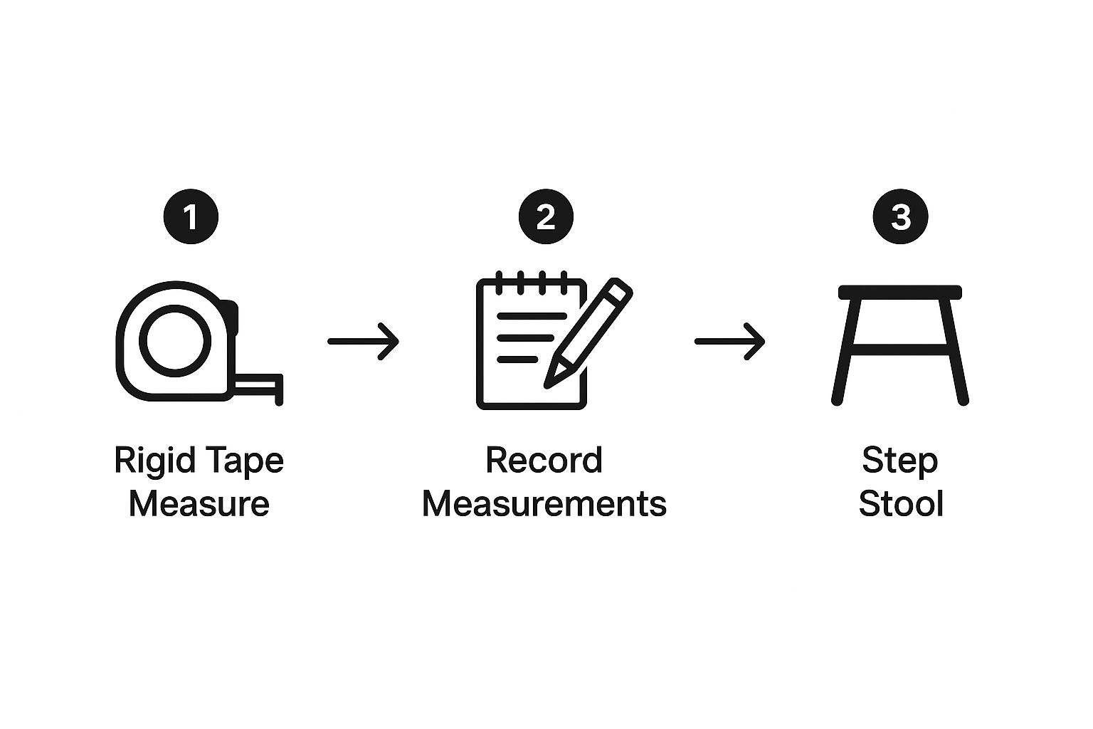Infographic about measure window curtains
