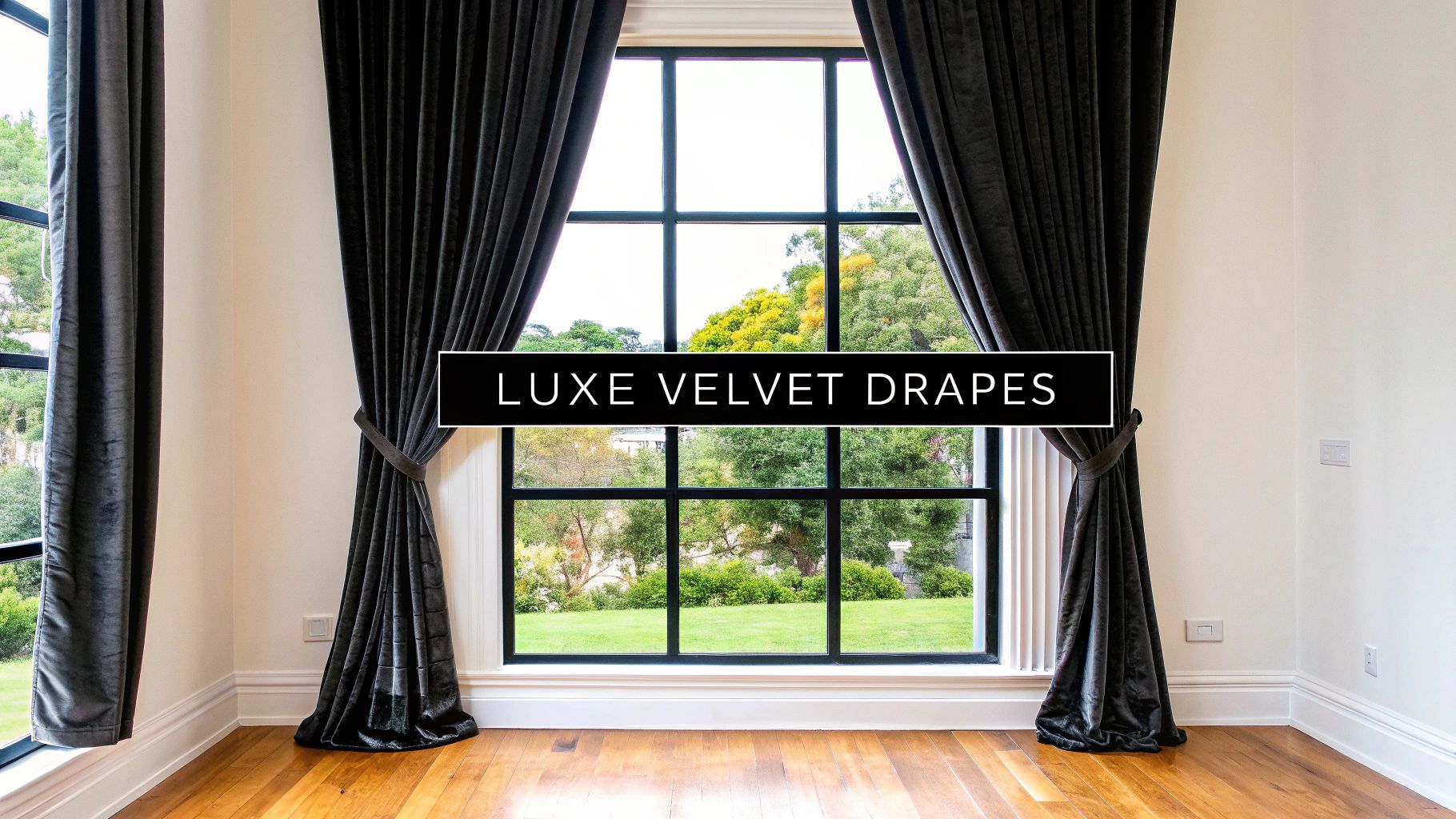 Velvet and Luxe Fabric Curtains