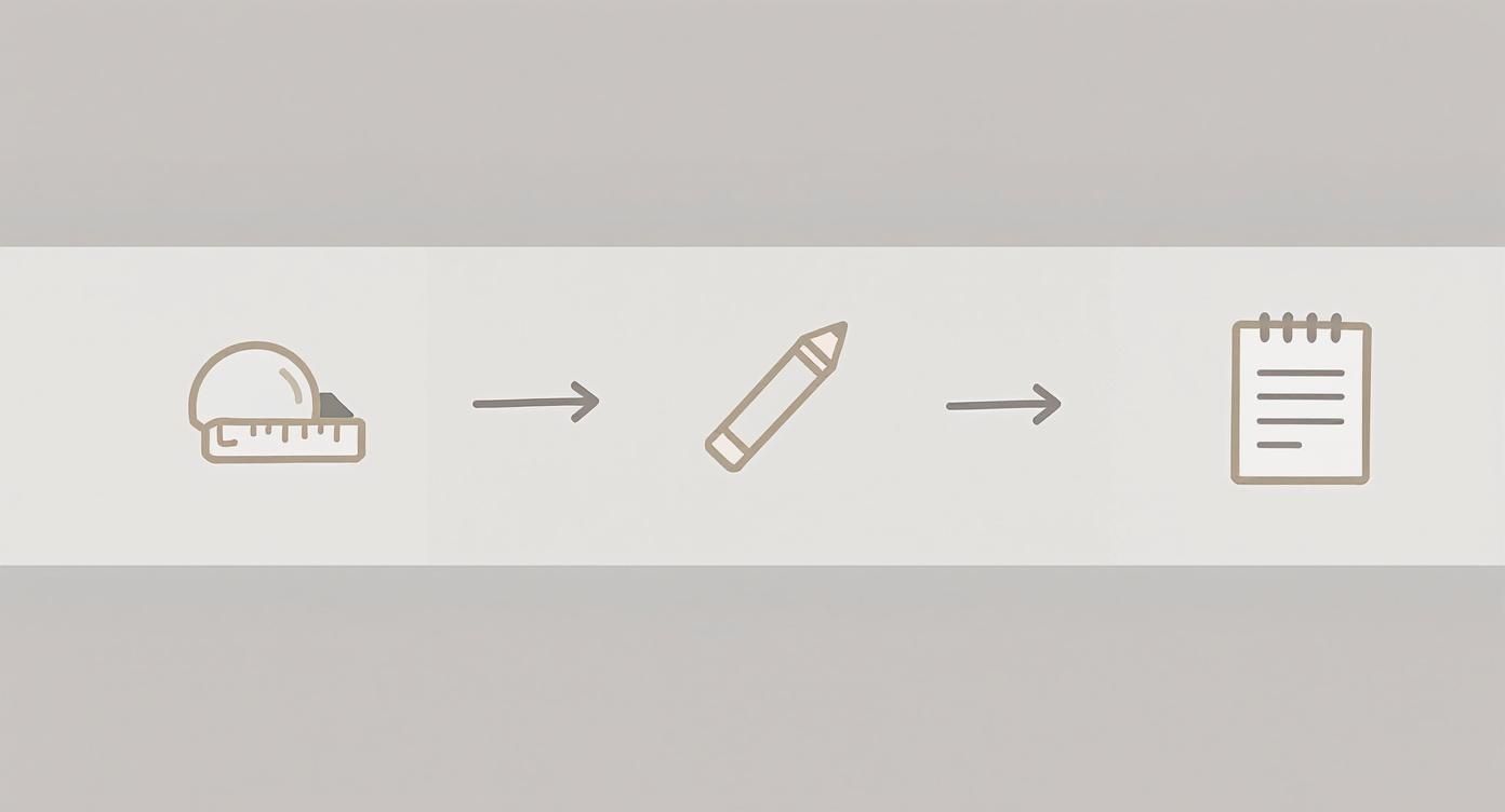 Infographic about how to measure for window blinds outside mount