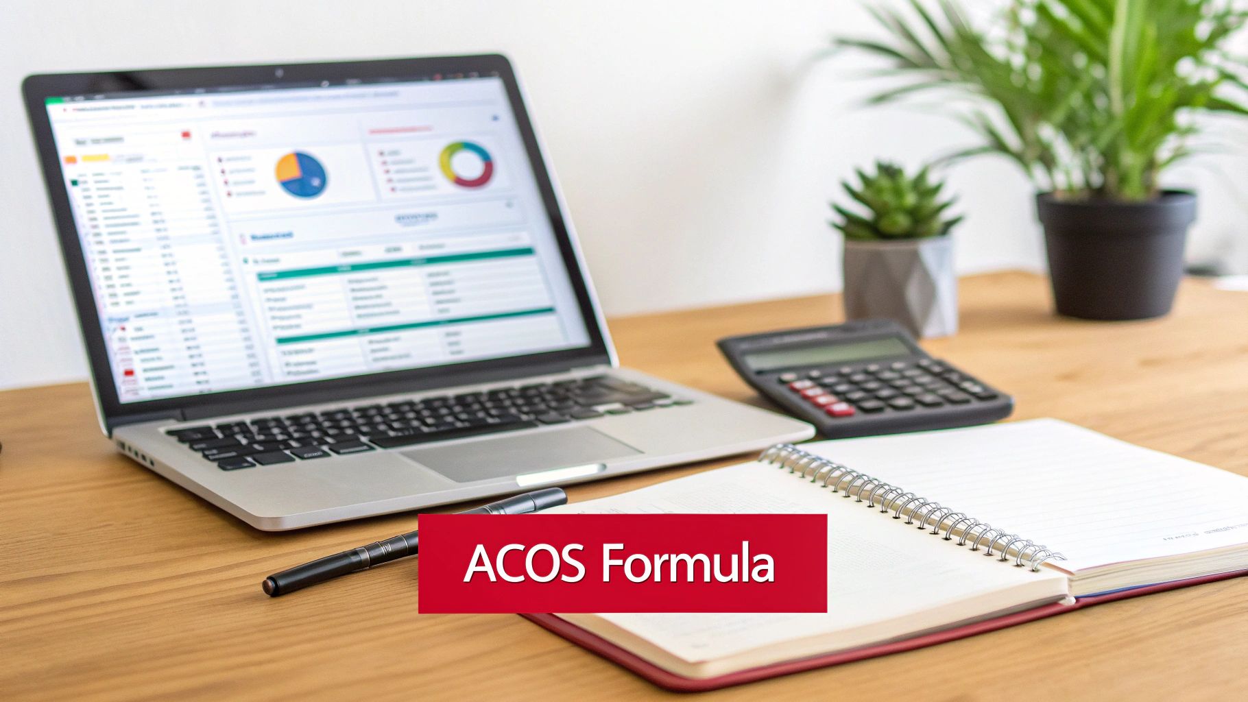 A diagram from Amazon explaining that ACoS is the percentage of your sales spent on advertising.