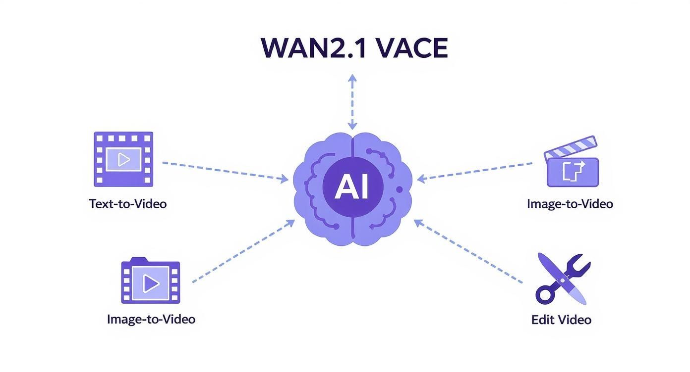 Infographic about wan2.1 vace