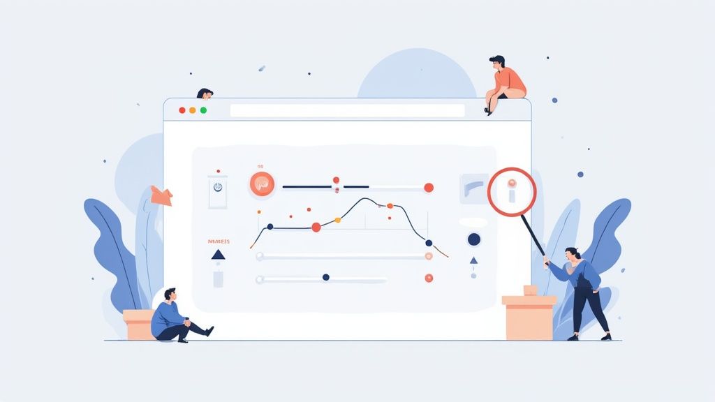 An image of a sound engineer's mixing board, symbolizing the fine-tuning process of creating a professional AI voice model.