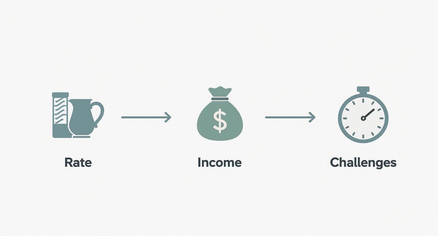 Infographic about how much money needed to retire