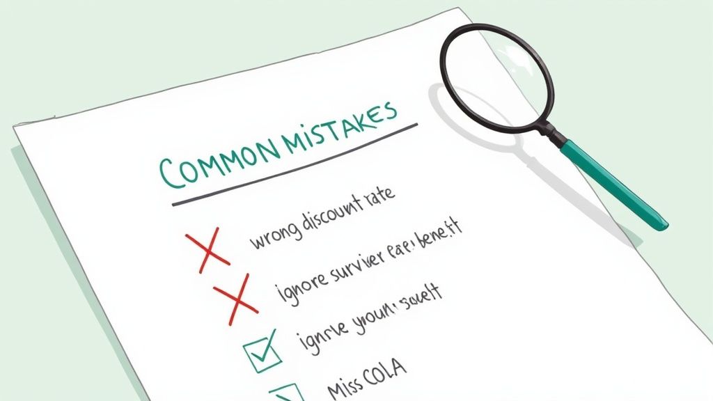 A person looking concerned while reviewing financial paperwork and a calculator, highlighting potential errors.