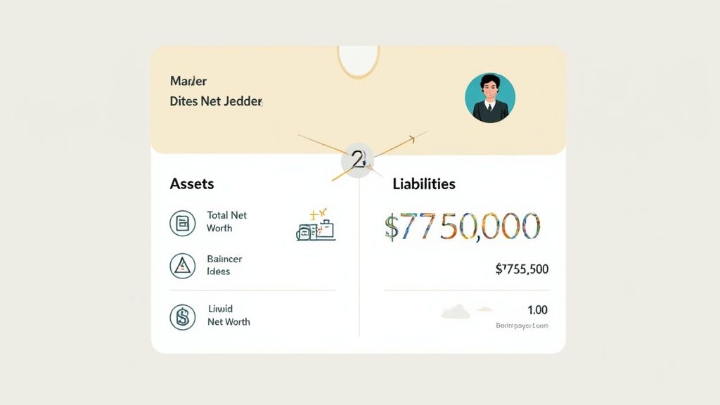 A split image showing a piggy bank on one side and flowing water on a different, symbolizing the difference between total and liquid net worth.