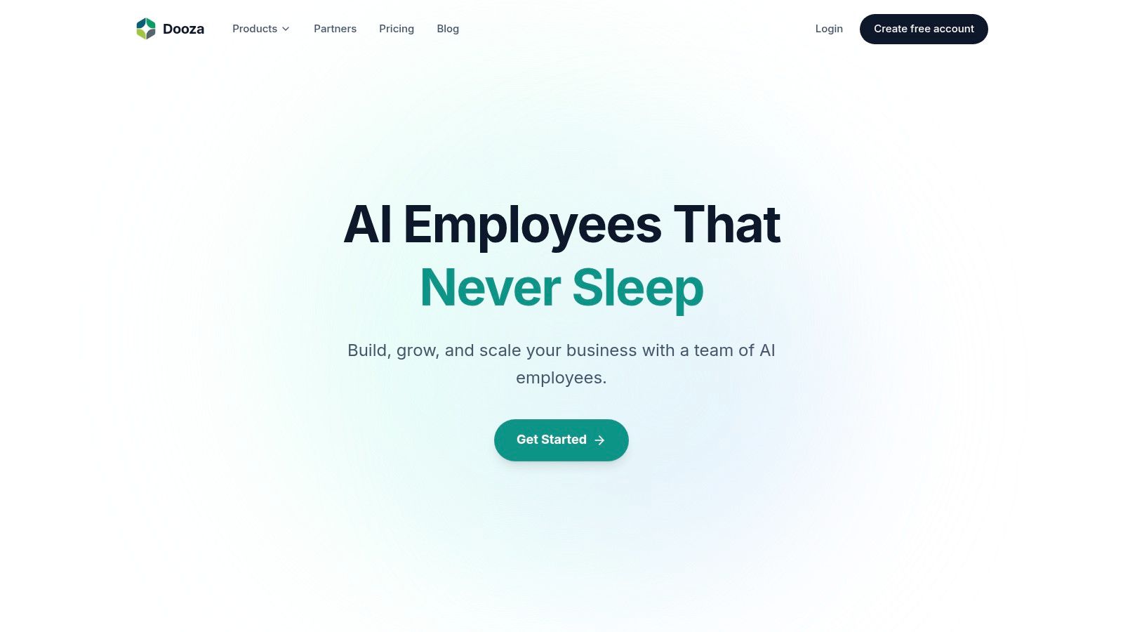 Dooza.co AI Employees Interface