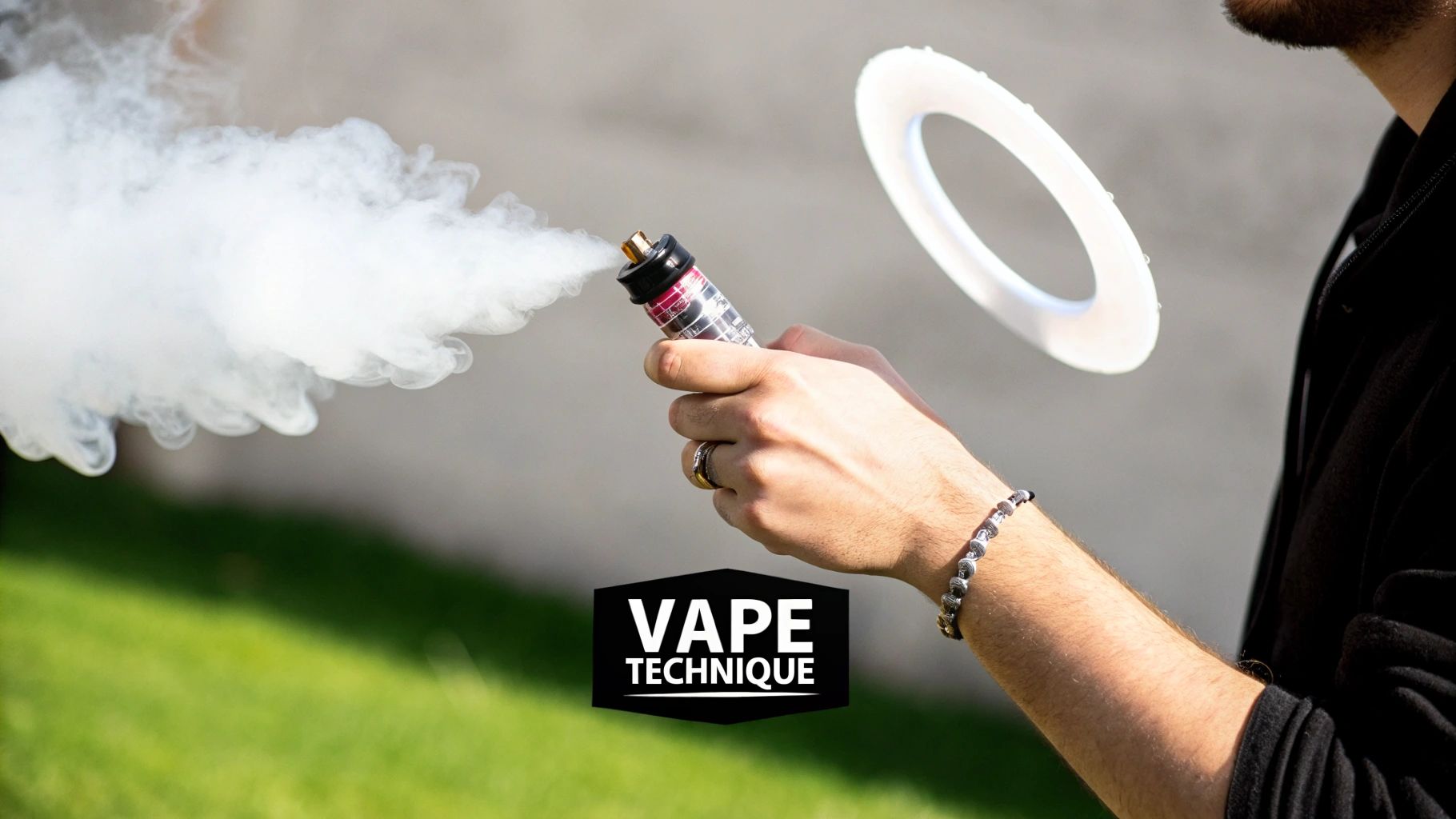 A Vape shown in a lifestyle setting, with a clear, positive vibe.