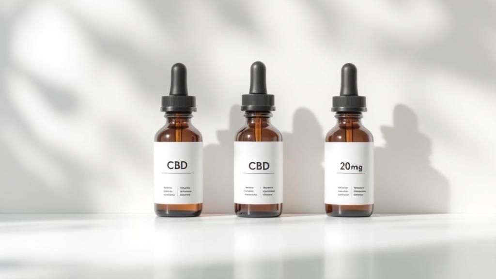 A person using a CBD oil dropper, representing finding the right dosage.