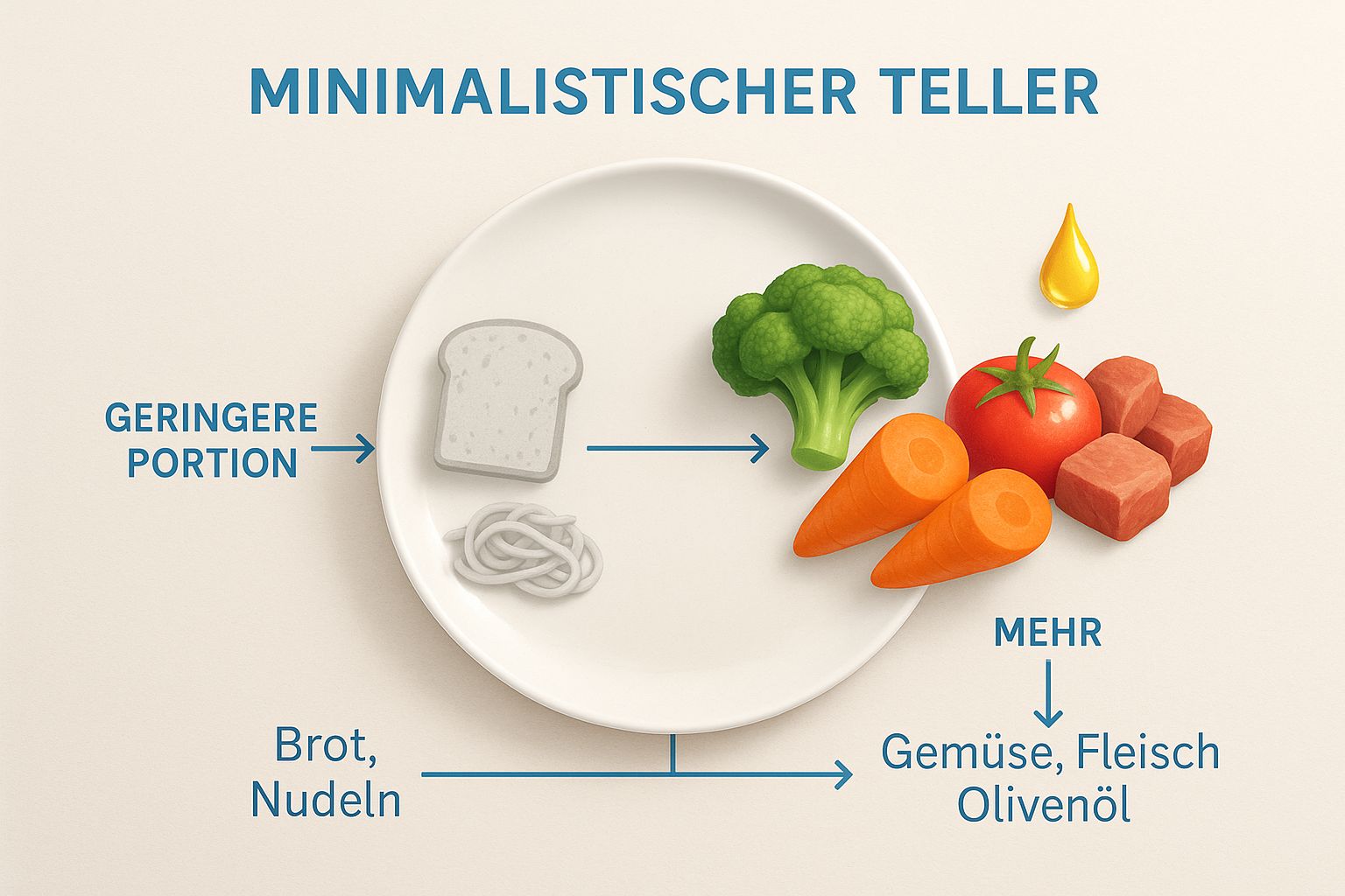 Infographic about low carb-ernährung