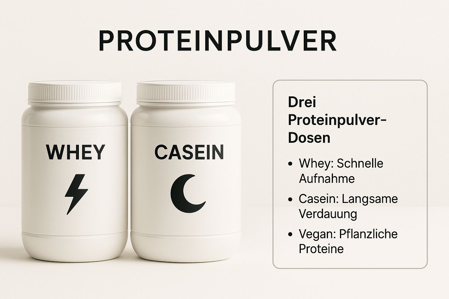 Infographic about abnehmen mit proteinpulver