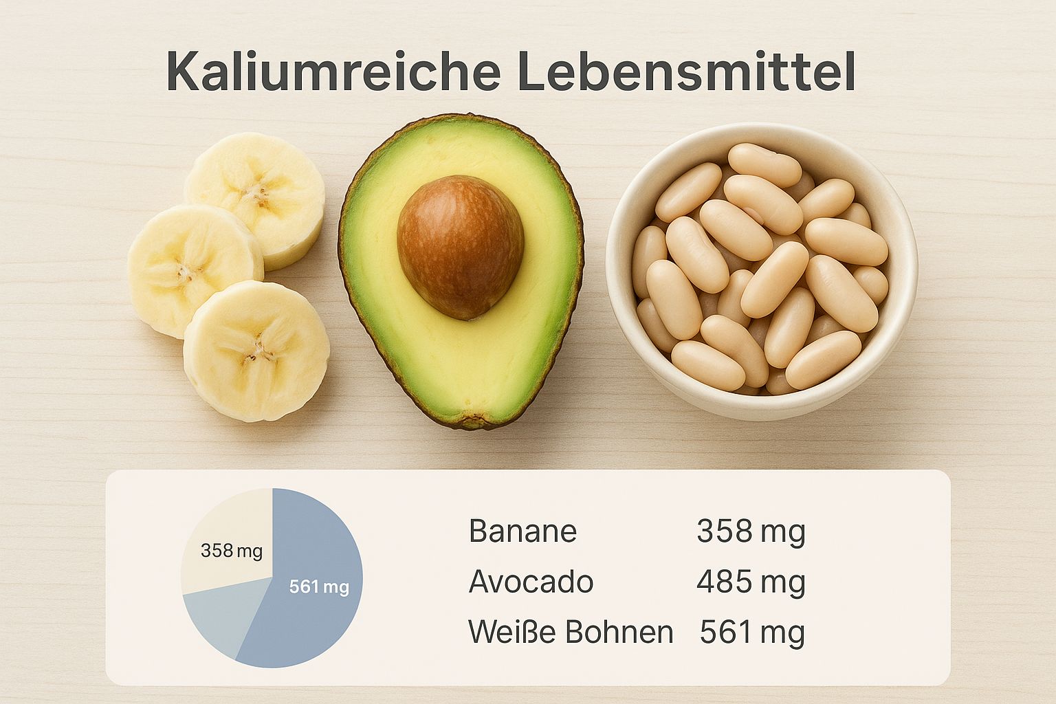 Infographic about blutdruck senken mit lebensmittel