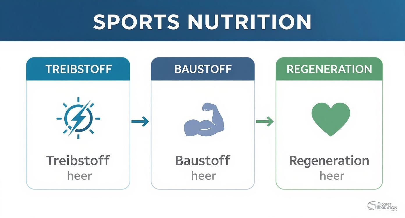 Infographic about ernährung als sportler