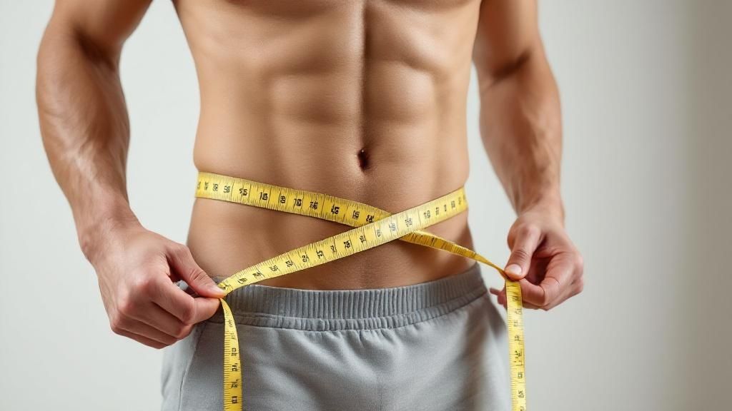 Zwei Männer, einer fit und einer übergewichtig, repräsentieren die Transformation beim Abnehmen