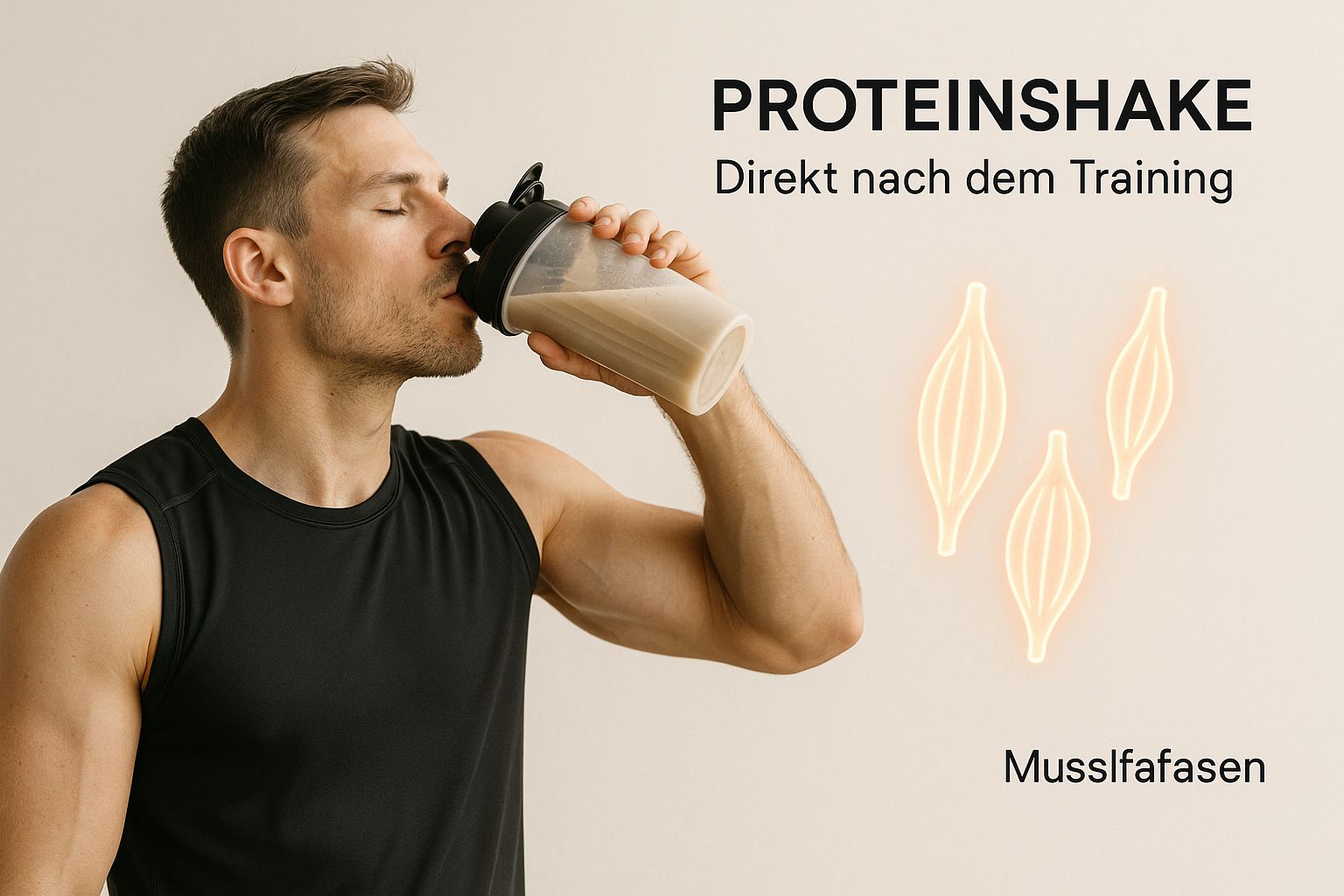 Infographic about eiweiß vor oder nach training