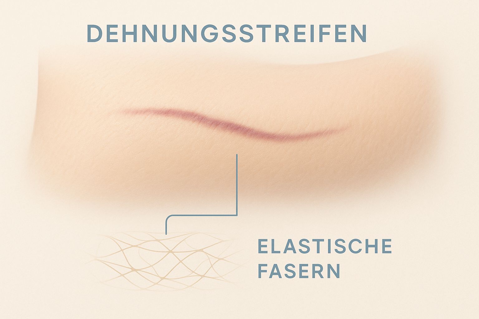 Infographic about dehnungsstreifen creme