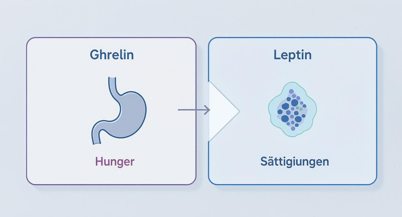 Infographic about sättigungsgefühl