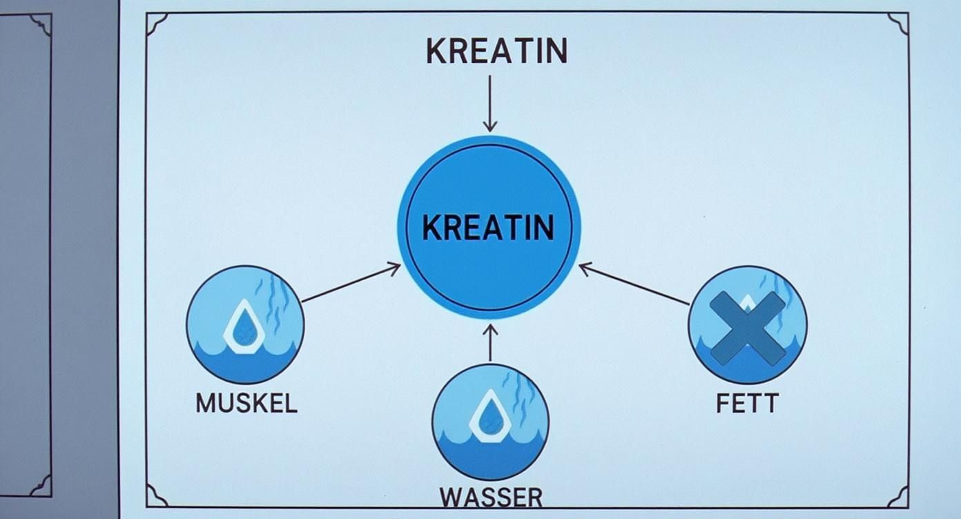 Infographic about kreatin abnehmen