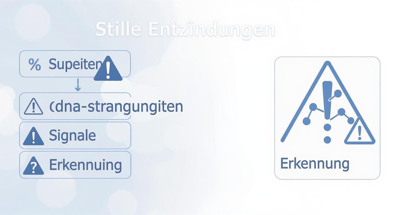 Infographic about entzündungen im körper reduzieren