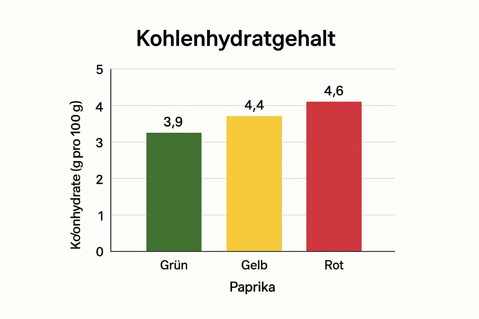 Infographic showing key data about Paprika (Bell Peppers)
