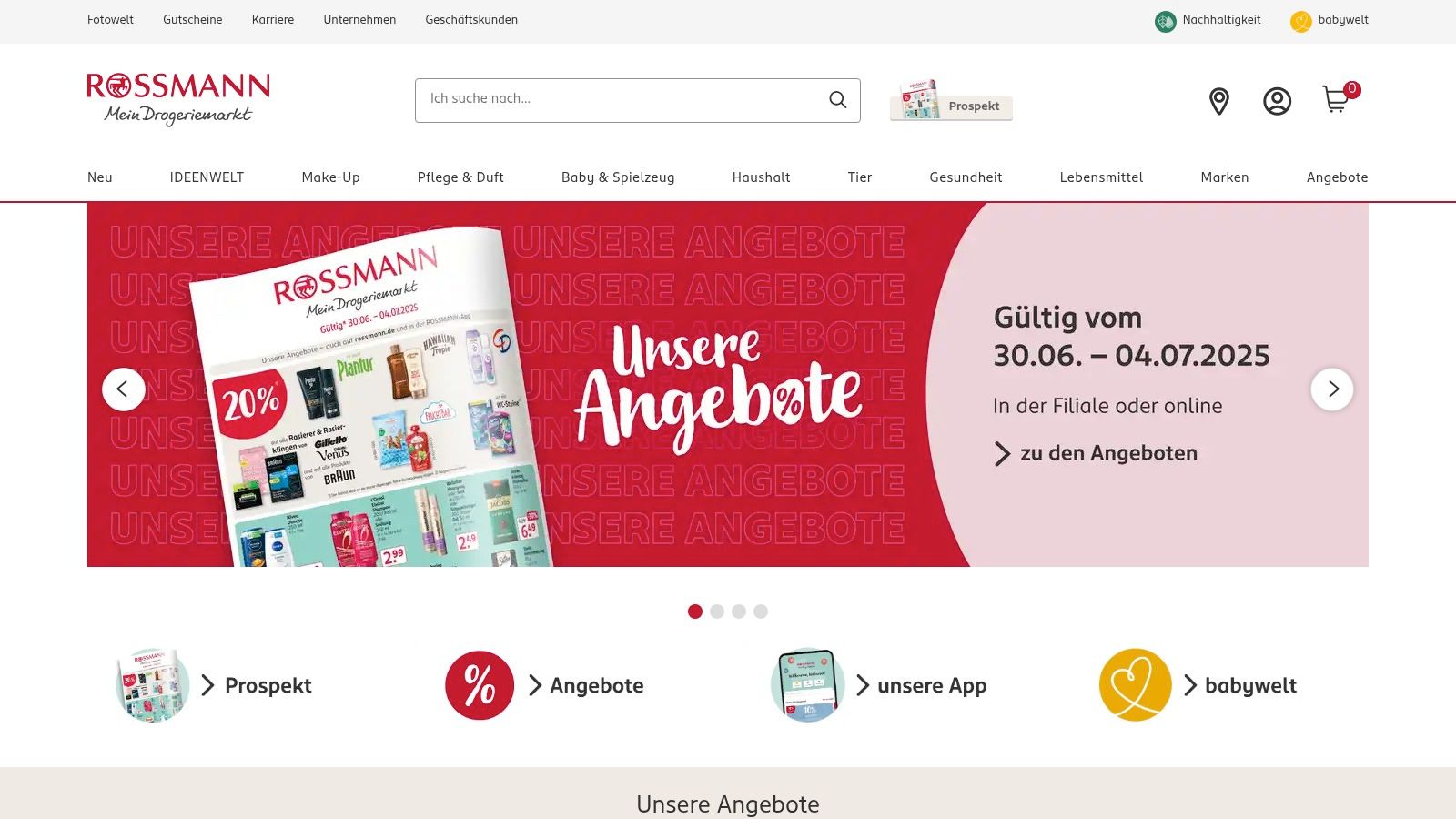 Rossmann Online-Shop