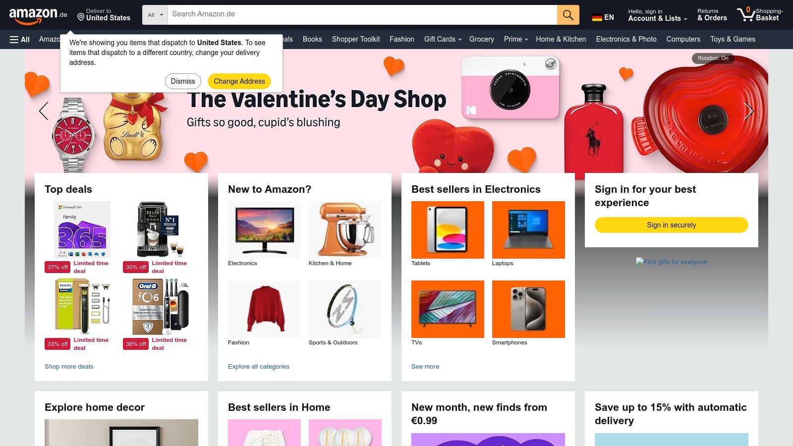 Amazon.de (marketplace for DNA kits)