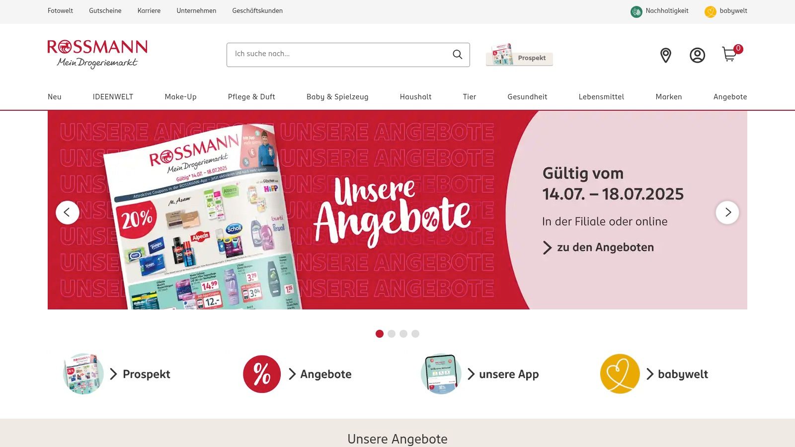 Rossmann Online-Shop