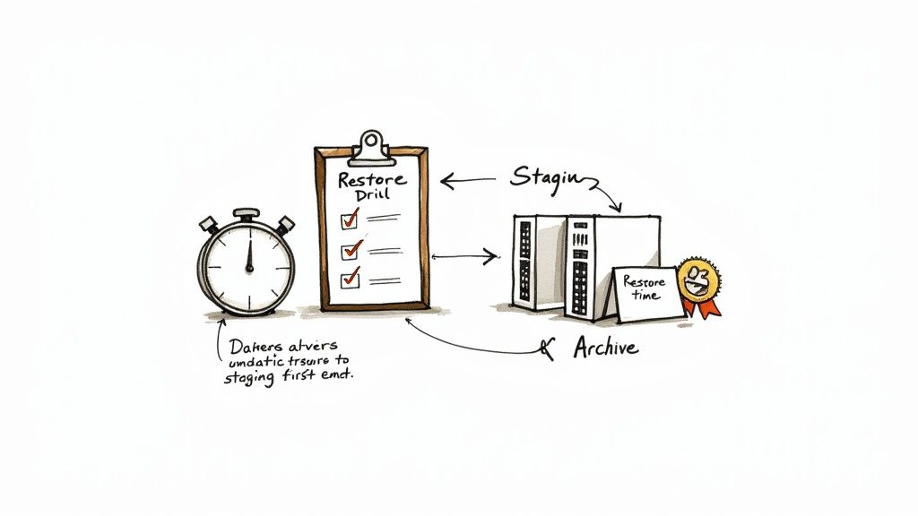 Disaster recovery simulation