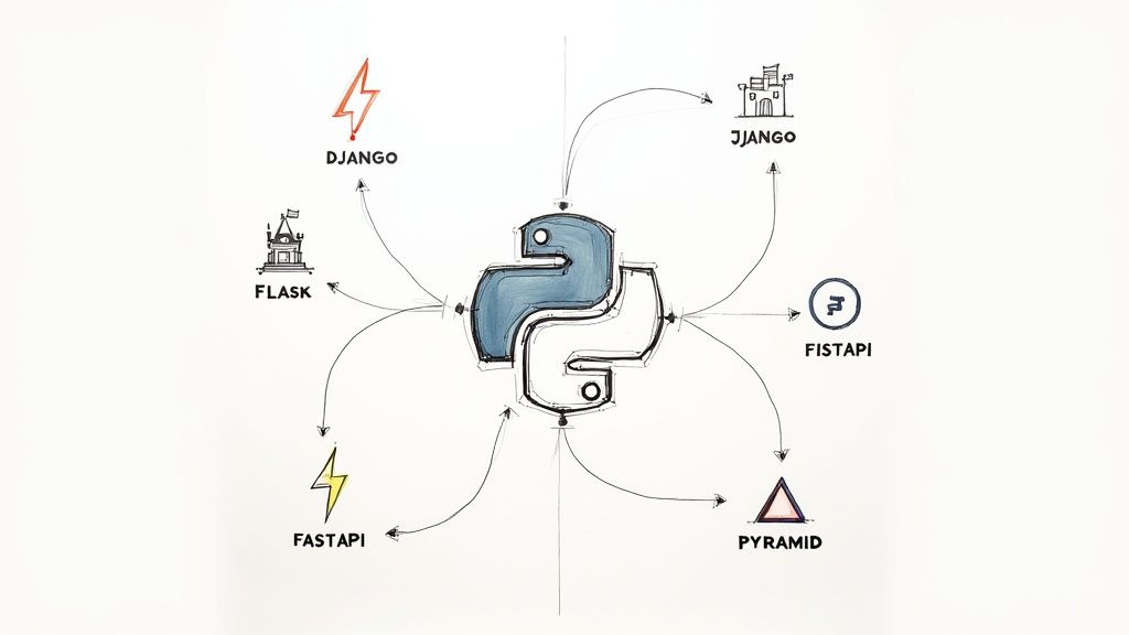 12 Best Python Frameworks for Web Development in 2025