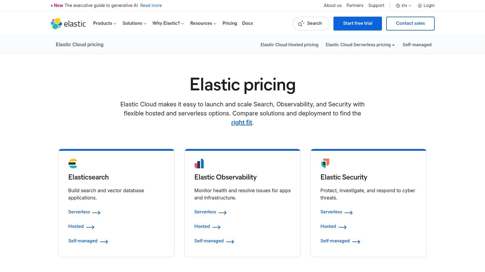 Elastic – Elastic Observability (Elastic APM) on Elastic Cloud