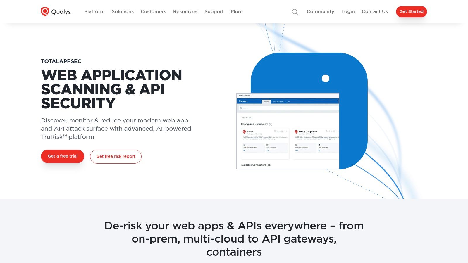 Qualys – Web Application Scanning (WAS) / TotalAppSec