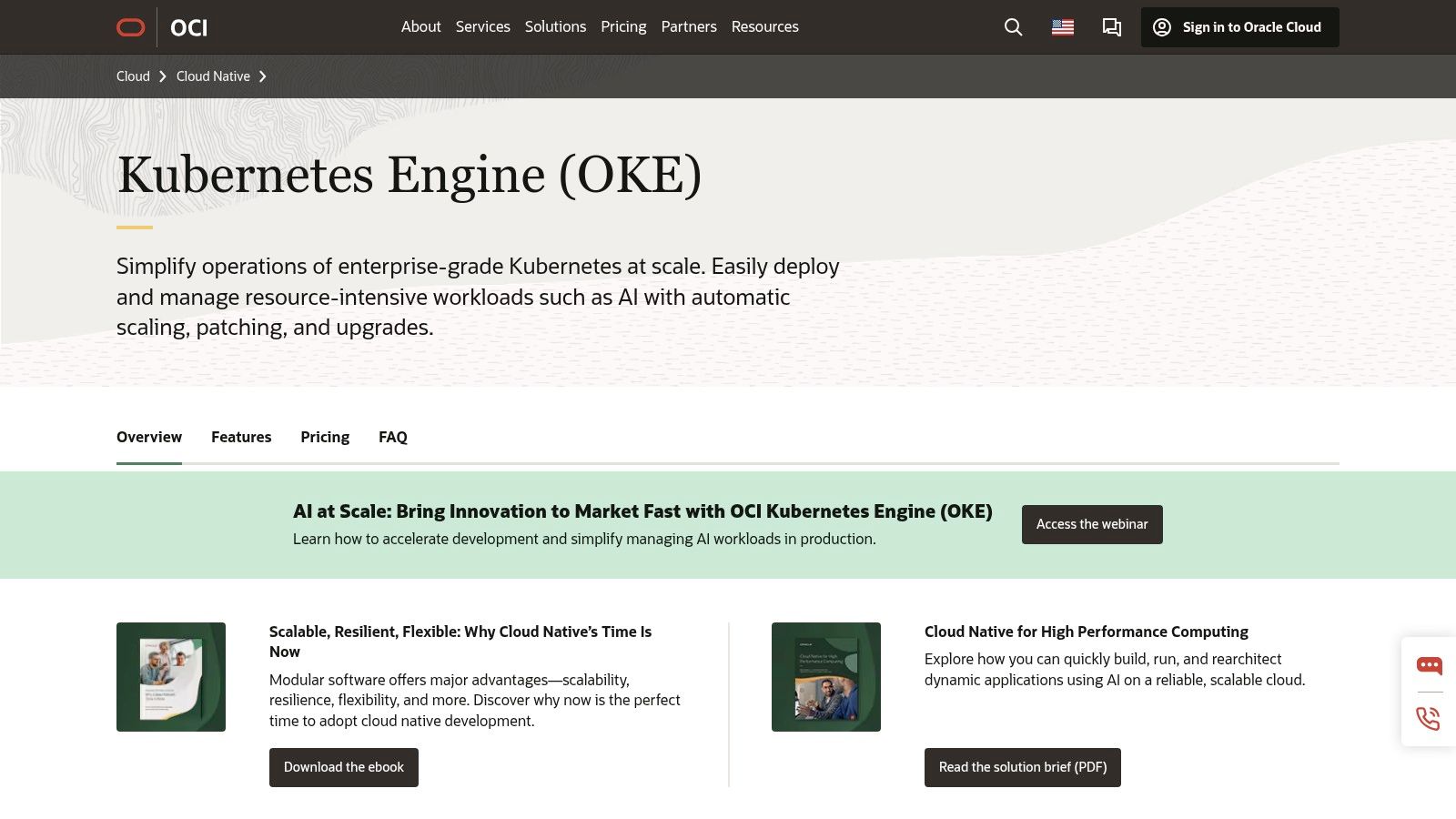 Oracle Container Engine for Kubernetes (OKE)