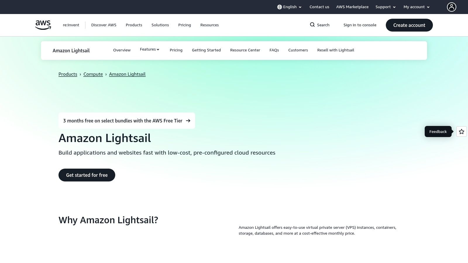 Amazon Lightsail